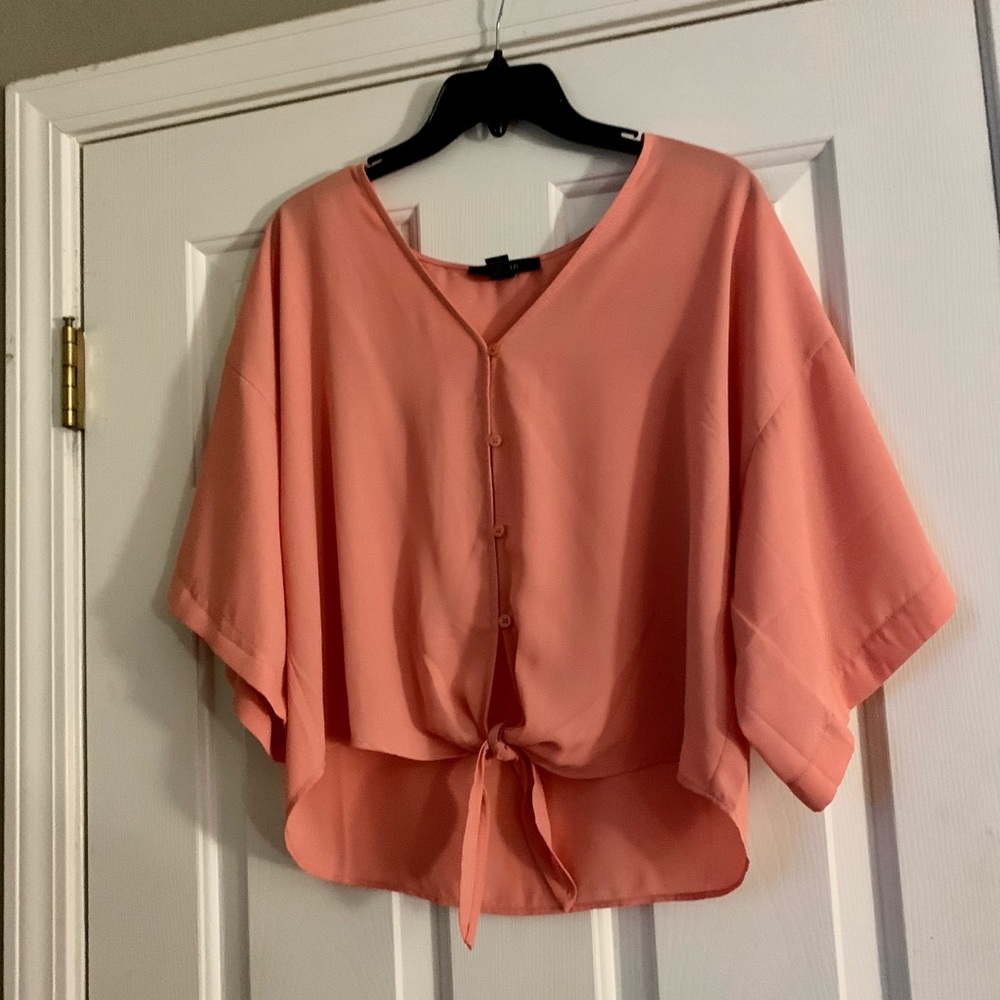 Forever 21 Tie Front Blouse NWOT